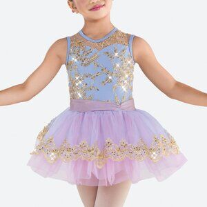 Revolution Dancewear Girl's Happily Ever After Dress Dance Costume Lilac